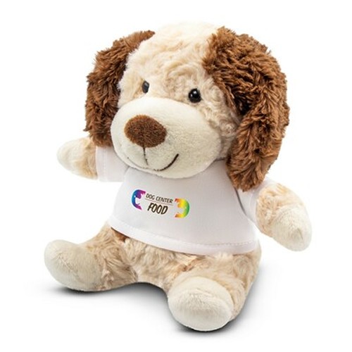 Chien en Peluche Personnalisable avec T-shirt - Sneeffy 18 cm