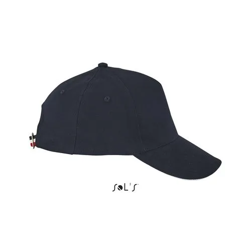Casquette Tricolore 5 Panneaux Personnalisable - 100% Coton