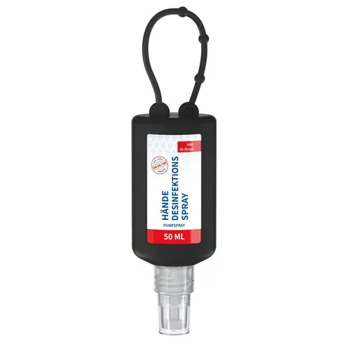 Spray Désinfectant Mains 50ml Personnalisable - Bumper Black