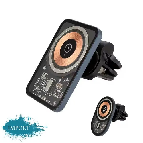 Chargeur à Induction Magnétique Voiture - Personnalisable 15W