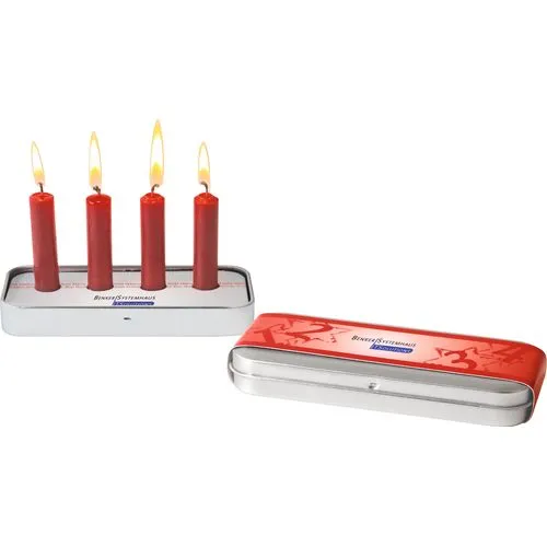 Couronne de l'Avent de Poche Personnalisable - Kit 4 Bougies