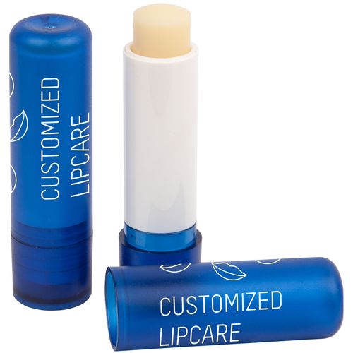 Baume à Lèvres Publicitaire Bleu Givré Personnalisable 4,6g