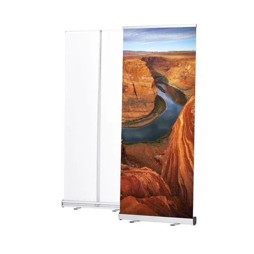 Roll-Banner Plus 85x200 cm - Support d'affichage professionnel mobile