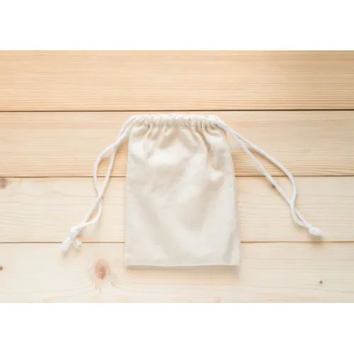 Pochette à cordon en coton personnalisable par sérigraphie