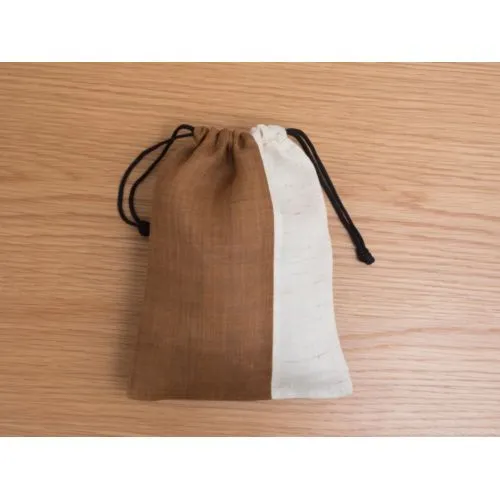 Pochette à cordon en coton personnalisable par sérigraphie