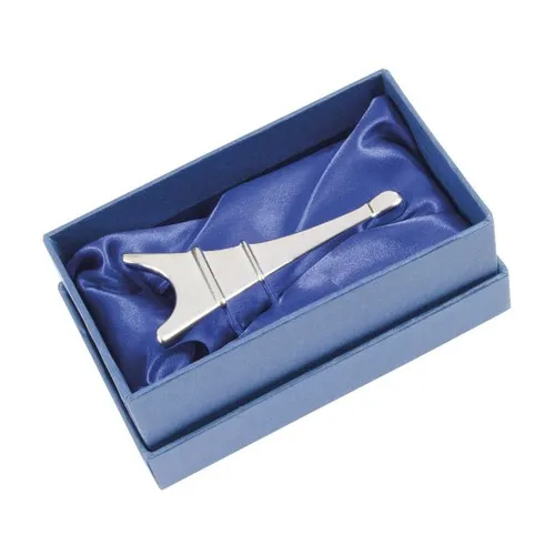 Presse-papiers magnétique Tour Eiffel personnalisable en métal chromé