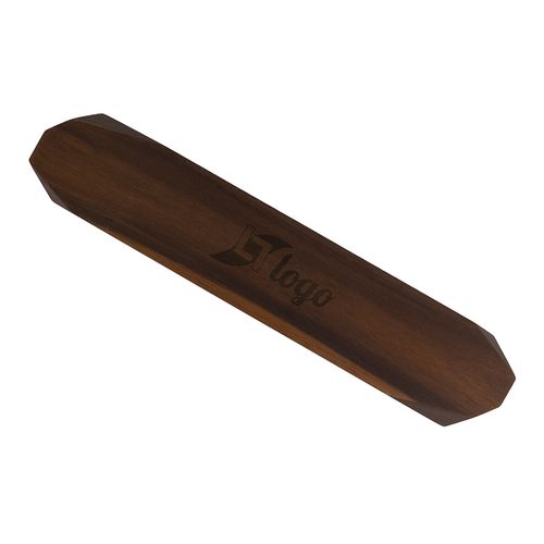 Barre aimantée murale en acacia personnalisable - Support magnétique 20cm