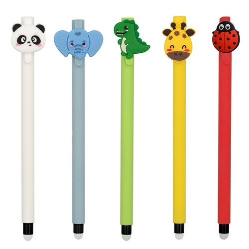 Stylo bille effaçable animaux personnalisable - Modèles ludiques