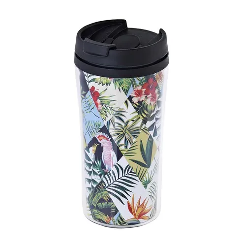 Mug réutilisable 400ml en plastique personnalisable par sérigraphie