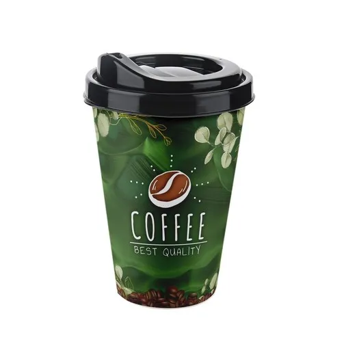 Mug réutilisable 400ml en plastique personnalisable par sérigraphie