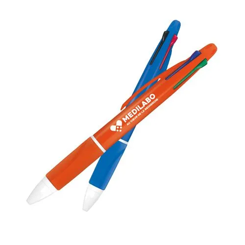 Stylo Bille 4 Couleurs Personnalisable - Objet Publicitaire Pratique