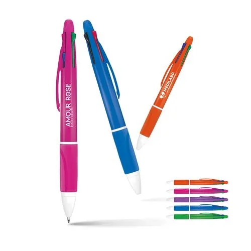 Stylo Bille 4 Couleurs Personnalisable - Objet Publicitaire Pratique