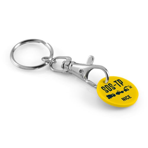 Porte-Clés Jeton Chariot Bio-Sourcé Personnalisable