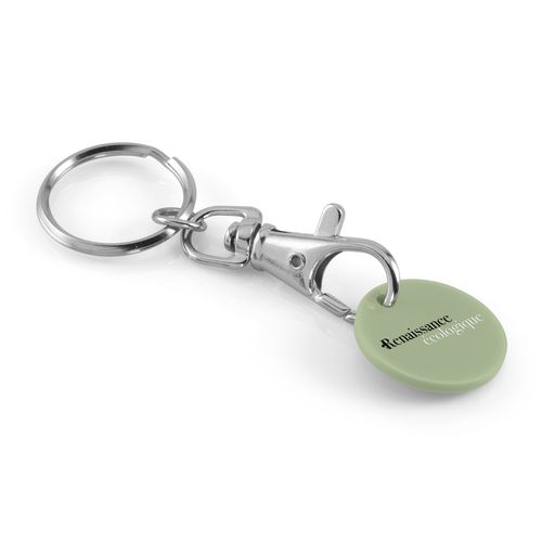 Porte-Clés Jeton Chariot Bio-Sourcé Personnalisable