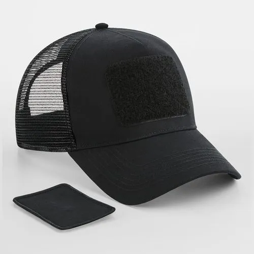 Casquette Filet Réglable à l'Arrière avec Patch Amovible