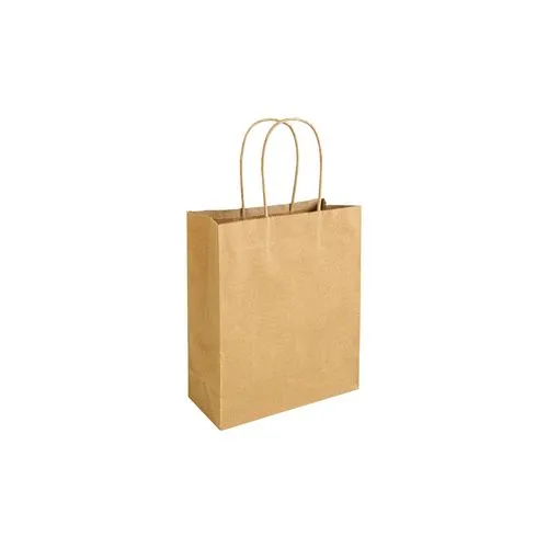 Sac papier recyclé personnalisable avec anses - 15x40x9 cm