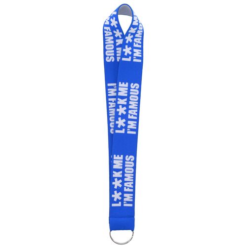 Lanyard Élastique Tissé Personnalisé - 740mm - Tissage 2 Couleurs