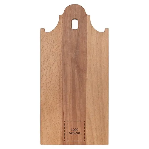 Planche Décorative Hêtre Forme Maison 35x17 cm Personnalisable