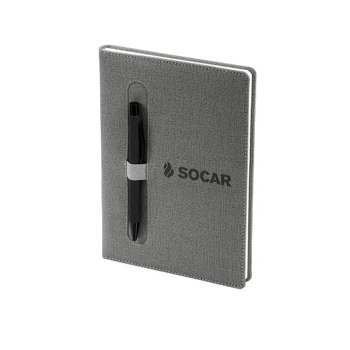 Carnet à Couverture Rigide Personnalisable PU - Format A5