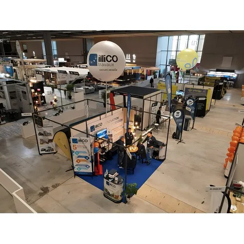 Ballon Publicitaire Géant sur Mât 6m – Visibilité Maximale en Salon