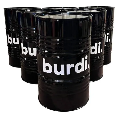 Bidon Publicitaire 220L Acier Galvanisé - Personnalisation 360°