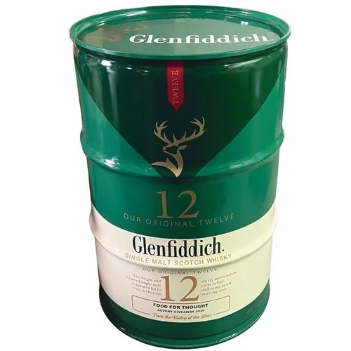 Bidon Publicitaire 220L Acier Galvanisé - Personnalisation 360°