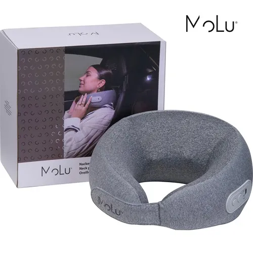 Coussin Cervical Personnalisable en Velours - Cadeau d'Entreprise