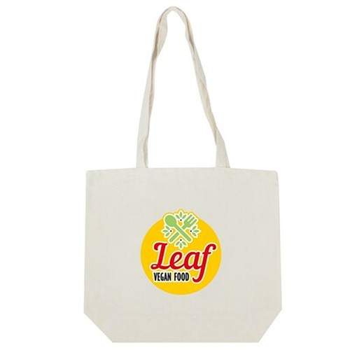 Sac Shopping Coton 240g Personnalisable | Anses Longues Épaule