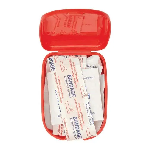 Kit de premiers secours compact 6 pièces personnalisable