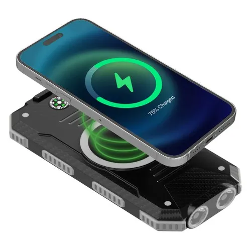 BATTERIE DE SECOURS SOLAIRE RENFORCEE ANTI-CHOCS 10 000 MAH