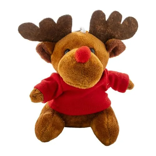 Porte-clés renne de Noël en peluche Julren