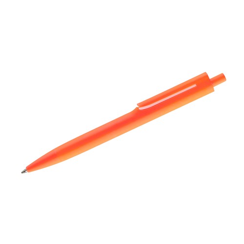 Stylo à bille publicitaire couleur néon orange - Personnalisable