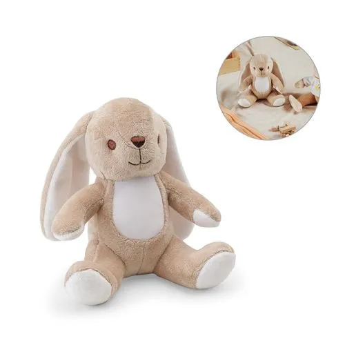 Peluche Lapin Personnalisable avec Tissu Sérigraphié - 15 cm