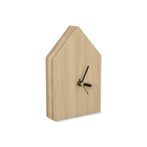 Horloge de Bureau en Bambou Design Maison - Personnalisable