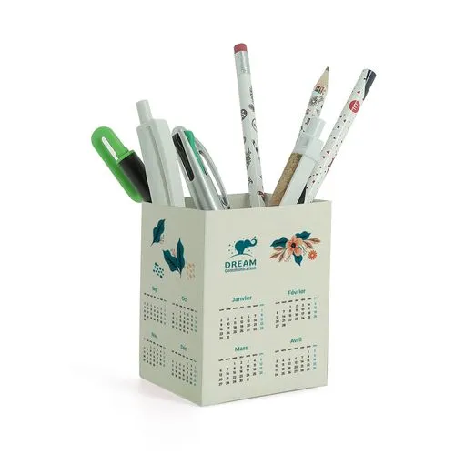 Pot à Crayons Éco-Responsable en Papier Coton Personnalisable