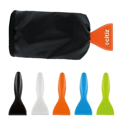 Grattoir à givre personnalisable en plastique recyclé français