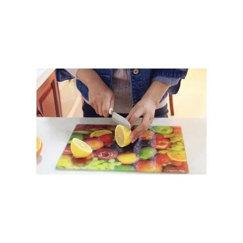 Planche à découper en verre personnalisable 28,5x39cm - Sublimation