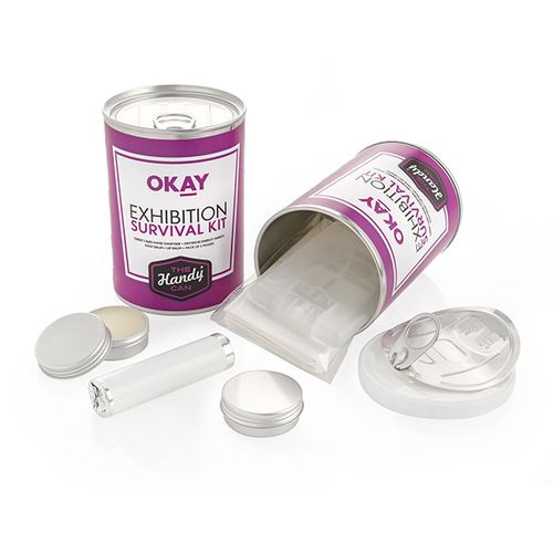 Baume pour les pieds personnalisable 10 ml - Boîte argentée