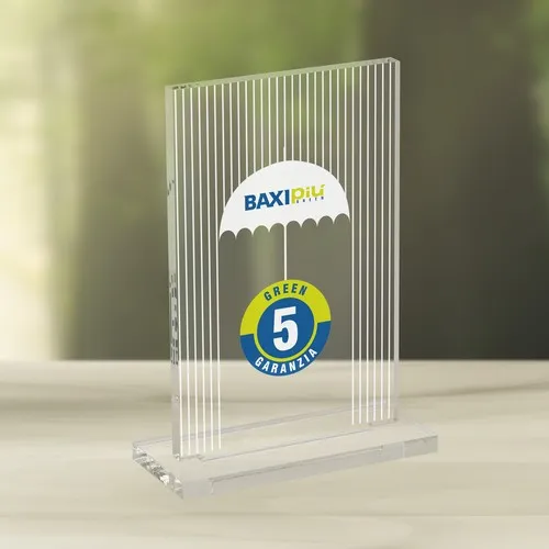 Plaque Plexiglass Personnalisable - Trophée Rectangulaire Gravé