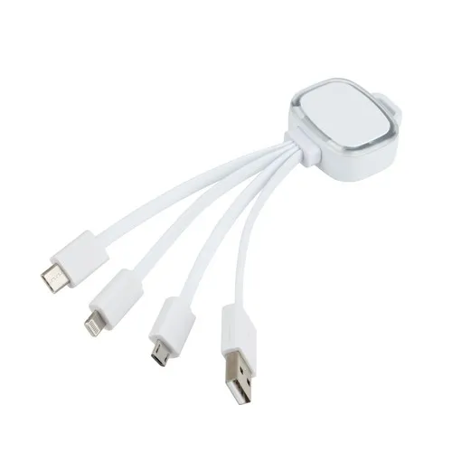 Câble de chargement 3-en-1 Galaxy 3-in-1 Cable Galaxy Vert
