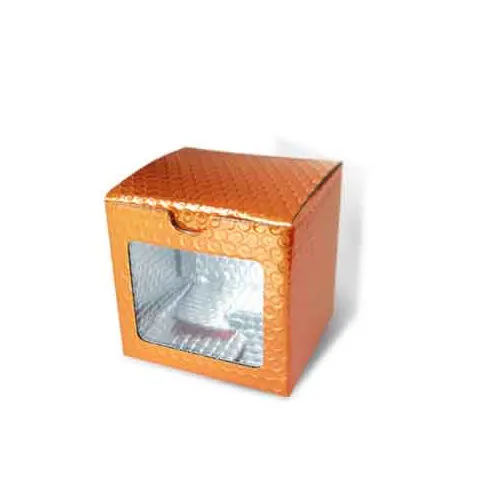 Boîte Cube Transparente Éco-Responsable Personnalisable