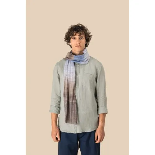 Chèche à rayures unisexe personnalisable - Coton tissé artisanal