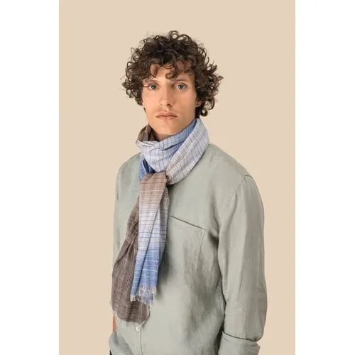 Chèche à rayures unisexe personnalisable - Coton tissé artisanal