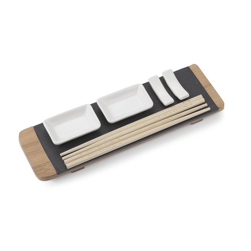 Set à Sushi Personnalisable en Bambou - Cadeau Client Premium