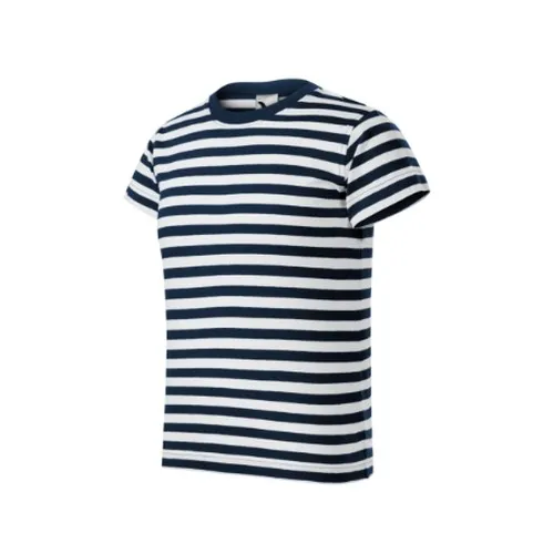 Tee-shirt Enfant Rayé Marine & Blanc Personnalisable - Sailor