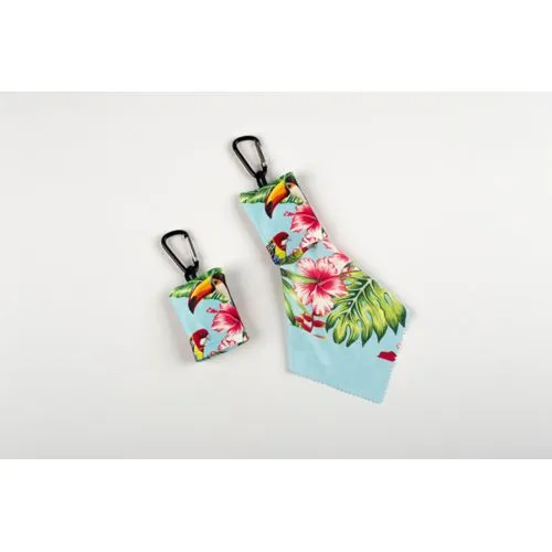 Porte-clés Essuie-Verres Microfibre Personnalisable