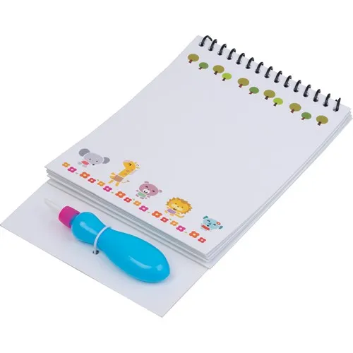 Carnet d'Aquarelle Réutilisable Personnalisable pour Enfants