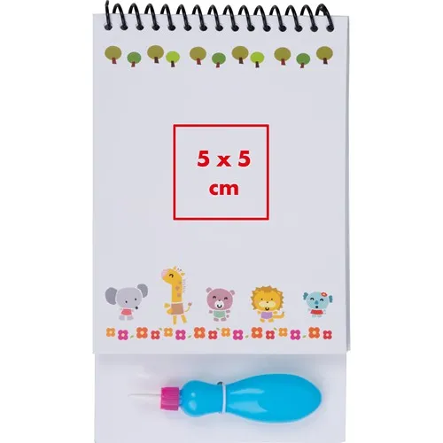 Carnet d'Aquarelle Réutilisable Personnalisable pour Enfants