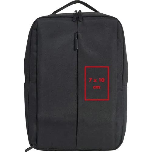 Sac à Dos Ordinateur 15" Personnalisable - Noir Professionnel