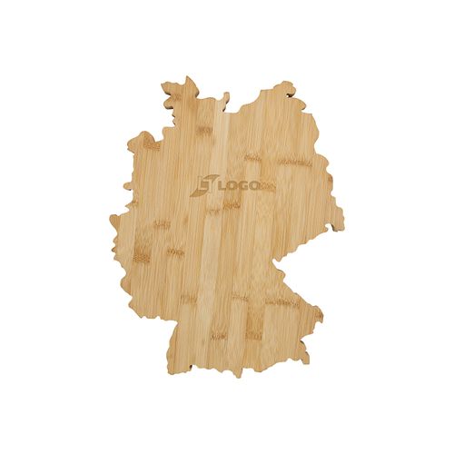 Planche à découper bambou XXL forme Allemagne personnalisable